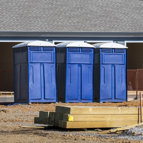 are there any restrictions on where i can place the portable restrooms during my rental period in Concrete